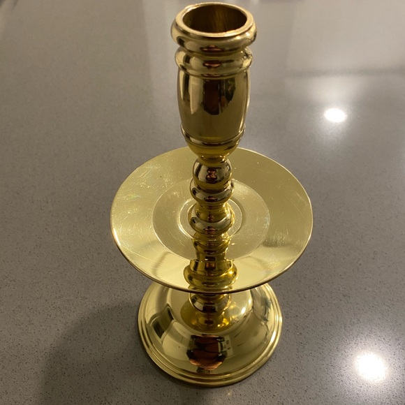 VINTAGE BALDWIN Solid Brass Candlestick Forged in America - Picture 7 of 7